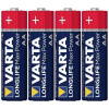 Varta - max power alkaline aa lr6 retractable battery*4