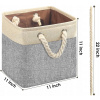 CONEBUY COUCHES001 0,1 L bezfarebné (4 balenie skladovacích kocky úložný kôš skladateľný)