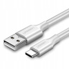 UGREEN Kábel USB na USB-C, QC3.0, 1 m (biely) 60121