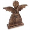 Drevený ANJEL figúrka anjela dekoratívna ozdobná figúrka stojaca 29 cm
