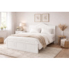 Posteľ WHITE HOME ACC04 180x200 cm Barevné provedení: Antická bílá K16 - antická bílá K16