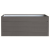 ROJAPLAST Záhon vyvýšený Premium, plech, antracit 180 x 90 x 76 cm