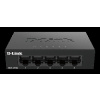D-Link DGS-105GL Kovový 5-portový Gigabit stolný switch (DGS-105GL/E)
