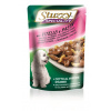 STUZZY Sfilaccetti mokré krmivo pre psov, teľacie mäso s cestovinami, vrecúško 100g