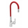 Kuchynská batéria - Kuchynská batéria Flexibilná flexibilná červená kohútik (Kuchynská batéria - Kuchynská batéria Flexibilná flexibilná červená kohútik)