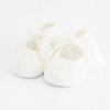Dojčenské krajkové capačky New Baby biela 0-3 m Farba: Béžová, Veľkosť: 3-6 m