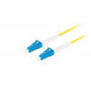 Armac LANBERG optický patch cord SM LC/UPC-LC/UPC simplex 10m LSZH G657A1 průměr 3mm, barva žlutá