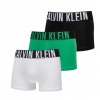 Pánske boxerky Calvin Klein Trunk Intense Power 3P - white/black/blossom green - Viacfarebný (L)