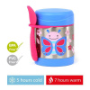 SKIP HOP Zoo Termoska na jedlo s lyžičkou/vidličkou Motýlik 325 ml, 3r+