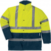 Delta Plus STRADA 2 Reflexná zateplená parka žltá/tmavomodrá 2XL