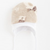 Dojčenská Wellsoft zimná čiapočka New Baby Polar Bear - 68/74