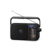 Sieťové/batériové rádio AM, FM Panasonic RF-2400, prenosné, čierne