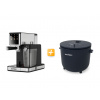 MEGAKOMBO Nízkosacharidový ryžovar BestBerg BBRC-10 + Pákový espresso kávovar s napeňovačom mlieka BestBerg BBCF-2032