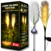 Solárna lampa zapichovacia Azaris biela 75 cm 2 ks