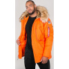 ALPHA INDUSTRIES Bunda Polar Jacket - flame orange (123144/417) Veľkosť: XXL/Regular