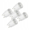 Sada 5 inteligentných zásuviek Shelly Plug S MTR Gen3 12A (biela)