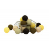 Žiarové gule Cotton Balls Xmas BROWN 10 guľôčok (Žiarové gule Cotton Balls Xmas BROWN 10 guľôčok)