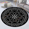 Ouija Board Round Rug Retro Gothic s koberce (Ouija Board Round Rug Retro Gothic s koberce)