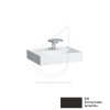 LAUFEN KARTELL Umývadlo s odkladacou plochou vľavo 60 x 46 cm čierna lesklá H8103350208141