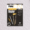 MIX MEDIA BLOK - CLAIREFONTAINE - PAINT'ON - 250 GSM - NOIRE - 20 LISTOV | A4