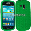 Silikónový obal Samsung Galaxy S III Mini – Tire – zelená
