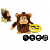 Teddies Opička Tonička opakujúca vety plyš 18cm na batérie so zvukom v krabici 12x20x10cm v sáčku