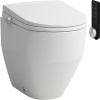 LAUFEN Cleanet Pro sprchová toaleta, stojaca WC misa Rimless s hlbokým splachovaním, s vyhrievanou doskou na sedenie, 370 x 530 mm, biela, H603890000S002