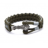 Cordell Olivový paracord náramok Thorovo kladivo - Mjoelnir