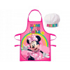Euroswan zástera s kuchárskou čiapkou Minnie Mouse Disney motív s dúhou