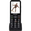 EVOLVEO EasyPhone LT, mobilní telefon pro seniory s nabíjecím stojánkem, černá