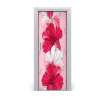 Samolepiace fototapety na dvere hibiskus 75x205