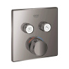 Podomietková sprchová batéria GROHE Grohtherm SmartControl hard graphite 29124A00