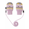 Dětské vlněné rukavice Reima Moomin Viska Lavender grey Velikost: 0-12 m.