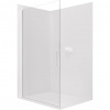CERANO - Sprchová zástena Walk-in Crystal Ľ/P - 8 mm - bezvzperový systém - biela matná, transparentné sklo - 130x200 cm
