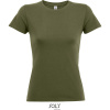 SOL's Collection Tričko Regent Women, krátký rukáv, dámské COT25182554901-army S Army zelená