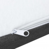 vidaXL Posteľ boxspring tmavošedá látková 140x200 cm - Sivá - 219933-217052