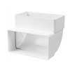 VENTS koleno plastové ploché 90° vertikálne 60 x 204 mm