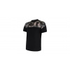 Pánske tričko kr.rukáv SENSOR MERINO IMPRESS čierna/camo S