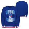 Outerstuff Dětská mikina New York Rangers NHL Classic Blueliner Crew Neck Veľkosť: Dětské M (9 - 11 let)