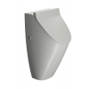 GSI COMMUNITY urinál so zakrytým prívodom vody s otvormi pre veko 31x65cm, cenere mat, 909817