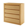 Drewmax Komoda KD403, 90x90x41, buk (Barva dřeva: Cherry)