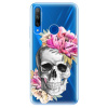 Odolné silikónové puzdro iSaprio - Pretty Skull - Huawei Honor 9X