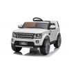 Elektrické autíčko Land Rover Discovery, 12V, 2,4 GHz dialkové ovládanie biele