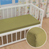 Detské froté napínacie prestieradlo do postieľky FR-020 Olivové 60 x 120 x 10 cm - do postieľky