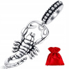 Prívesok Charms Silver Beads škorpión (G115 Prívesok s korálkami Škorpión zo striebra 925)