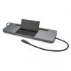 Dokovacia stanica i-Tec USB-C Metal Ergonomic 4K 3x Display Docking Station + Power Delivery 85 W C31FLATDOCKPDPRO