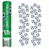 Konfety v tube Godan bielo-čierne futbalová lopta 30 cm