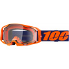 100% Armatic Neon Orange, mtb okuliare - Clear Lens