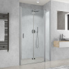 Roth CI RFR 1-kríd. sprch.dvere do niky skladacie pevný diel 160x200cm Pravé Brillant/Číre CIRFR160200VPE