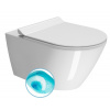 GSI KUBE X závesná WC misa, Swirlflush, 36x55cm, biela ExtraGlaze 941511